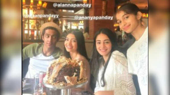 Alanna Panday and Ananya Panday