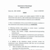 West Bengal government extends lockdown in containment zones till September 30