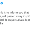 Abhijit Mukherjee's Tweet