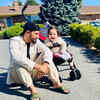 ​Twinning in off-white, THIS picture of Gippy Grewal with his tiny tot Gurbazz Grewal is sure to grab your attention