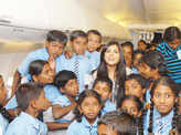 Ramya on board a flight