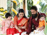 Inside pictures from Yash and Radhika Pandit’s son’s naming ceremony
