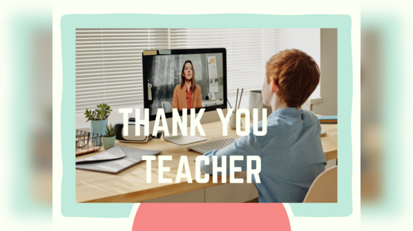 Dear teacher, thank you for everything...