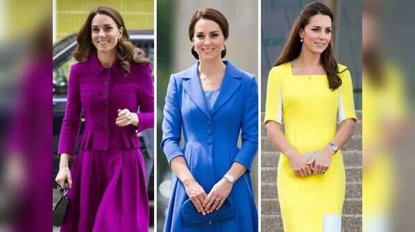 Kate Middleton’s love for colourful outfits
