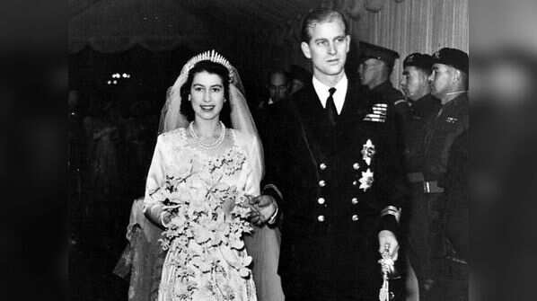 Queen Elizabeth II wedding dress