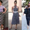anushka sharma black polka dot dress Fearne Cotton Black Dress 12-18 Months – Second Snuggle Preloved main image 0