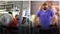 Baburaj power squats 180kg at the gym