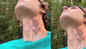Justin Bieber flaunts his new tattoo on neck