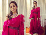 ​The ruffled gown