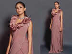​Sari with a statement blouse