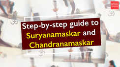 
Step-by-step guide to Suryanamaskar and Chandranamaskar
