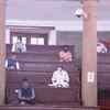 Rajya Sabha MPs seated in the visitor's gallery to ensure social distancing