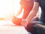 Practising breathing exercises and meditation