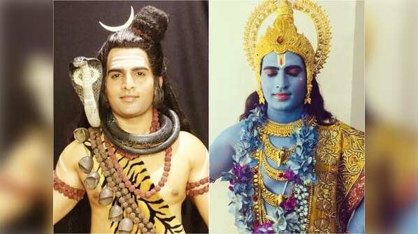 Aryan as Lord Shiva and Shri Hari