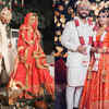 Their wedding look