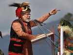 PM Modi wearing a traditional dumluk