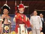 PM Modi wearing local attire in Kohima