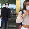 Article image for: Poonam Pandey dons a ‘sanskari’ avatar, wears <i class="tbold">mangalsutra</i>, chooda and sindoor as she jets off for honeymoon with husband Sam Bombay