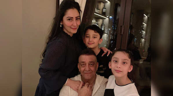 Sanjay Dutt reunited with his kids in Dubai