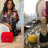 Informal chic red carpet look