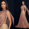 ​Lehenga with a pre-draped dupatta