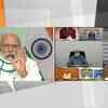 PM Narendra Modi chairs a high-level virtual meeting with Chief Ministers & Health Ministers of seven Covid-19 high burden States/UT to review Covid response and management.