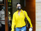 Malaika Arora spotted outside her residence post COVID-19 recovery