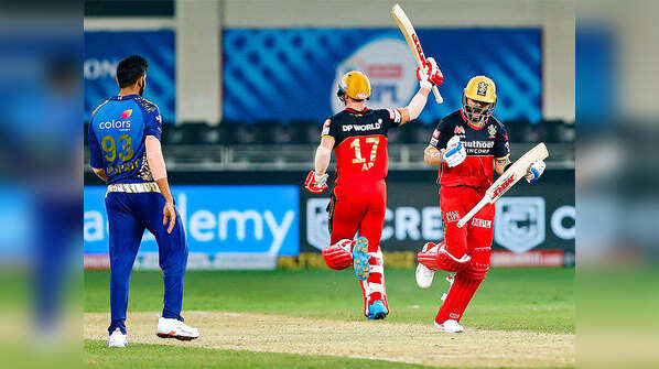 IPL 2020, Match 10: Royal Challengers Bangalore vs Mumbai Indians