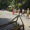 Sakshi Maharaj arrives at the court.