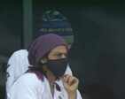 KKR co-owner Shah Rukh Khan cheers for his team during match against RR