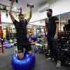 Article image for: With safety measures in place, cricketer <i class="tbold">aniket choudhary</i> works out at a Jaipur gym