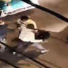 Article image for: Caught on cam: Delhi cop thrashed after tiff over mask