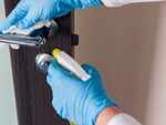 Wear gloves when you are cleaning anything