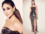 Off-shoulder gown