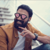 Sreenivas looks uber cool with his chic avatar and ponytail