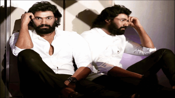 With a full-grown beard and long hair, Bellamkonda slays it in black & white