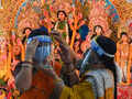 Devotees celebrate Durga Puja with COVID-19 safety protocols