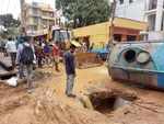 Hagadur’s roads implode after heavy rains