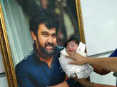 First pictures of late actor Chiranjeevi Sarja & wife Meghana’s baby boy