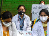 Doctors hold protest over delayed salaries