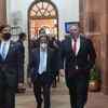 NSA Ajit Doval had a meeting with US secretary of state Mike Pompeo and secretary of defense Mark Esper at South Block