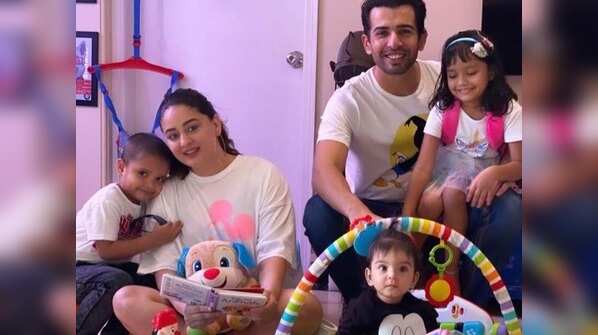 Jay Bhanushali and Mahhi Vij adopt their caretaker's children