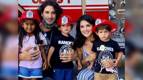 Sunny Leone and Daniel Weber