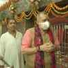 Bihar: Union minister Giriraj Singh visited a temple in Lakhisarai