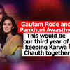 Article image for: Gautam Rode and <i class="tbold">pankhuri awasthy</i>: This would be our third year of keeping Karwa Chauth together