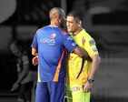 These pics of MS Dhoni giving away signed jerseys to players go viral