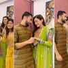 Article image for: Newly-engaged Gauahar Khan recreates her ring-exchange moment with <i class="tbold">zaid darbar</i> for her friends