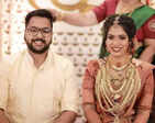‘Kudumbavilakku’ actress Athira Madhav ties the knot with long-term boyfriend Rajeev Menon
