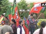 Election: BJP supporters start celebration as NDA leads in Bihar