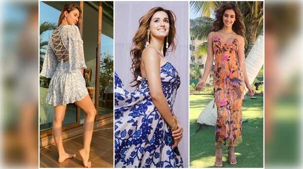FIVE times Disha Patani proved that she is a proud owner of chic and elegant floral dresses